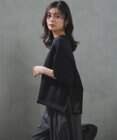 UNFILO 【VERY掲載】BEAUTY FORM JERSEY light サイドZIP プルオーバー