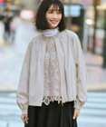 2WAYストレッチタフタ ギャザーブルゾン