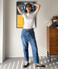 woadblue 【先行販売】SALUU サルー ストレートアンクル デニムパンツ