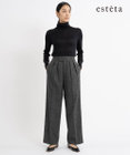 23区 S 【エステータ】シルクネップツイード パンツ