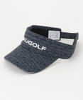 23区GOLF 【UNISEX】ロゴ総柄  ラウンディッシュ サンバイザー