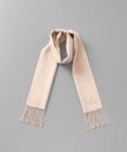 AURORA LANVIN COLLECTION ランバン コレクション カシミヤ  無地プチマフラー　　（幅20cm)