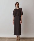 GRACE CONTINENTAL メッシュレイヤードワンピース
