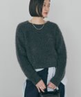 AMERICAN HOLIC 【WEB限定】フェザーゆるニットプルオーバー