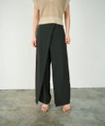 GRACE CONTINENTAL ラップレイヤードパンツ