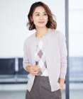 J.PRESS LADIES 【洗える】アーガイルツイン ニット