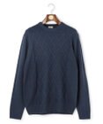 J.PRESS MEN 【WEB・一部店舗限定】ケーブルクルーネック ニット