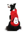 PET PARADISE スヌーピー ずっ友 お揃い パーカー 《レッド》  中型犬  大型犬