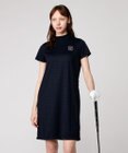23区GOLF 【WOMEN】【吸水速乾】フラッグロゴジャガード ワンピース 腰回りカバー 1枚で決まる