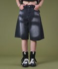 WEGO バックフラップポケットデニムハーフパンツ