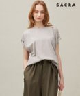 23区 【SACRA】プレーティングクロス カットソー