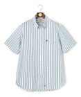 J.PRESS MEN 【KING SIZE / Aero Weave】クールマックスサッカー ストライプ シャツ / B.D.