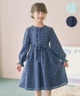 組曲 KIDS 【150-160㎝】フラワーパッチワークワンピース