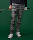 23区GOLF 【MEN】ノルディック柄 キルティング パンツ