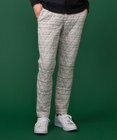 23区GOLF 【MEN】ノルディック柄 キルティング パンツ