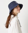 MOONBAT 【WEB限定/遮光/撥水】POLO RALPH LAUREN 晴雨兼用 バケットハット ／つば遮光生地 レインハット あご紐