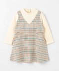 組曲 KIDS 【90-100㎝】チェックワンピース