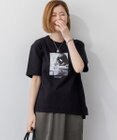 23区 【洗える】JANE PACKERコラボ フォトプリント Tシャツ