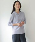 J.PRESS LADIES L 【洗える】HOODIE ニット パーカー