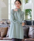 Tiaclasse 【安田美沙子さん着用・選べる2type・新色追加】ボタンニットチュニック
