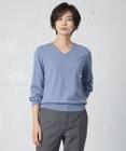 J.PRESS LADIES 【洗える】PRINCE Vネック ニット
