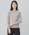 J.PRESS LADIES L 針抜きフライス リブ ボトルネック カットソー