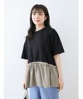 Green Parks ドロスト切替えドッキングカットプルオーバー