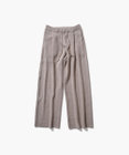 ATON WOOL CASHMERE SILK | ストレートイージーパンツ