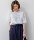 23区 S 【洗える】JANE PACKERコラボ フラワー刺繍 Tシャツ