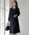 J.PRESS LADIES 【洗える】ノルディス2wayジョーゼット タックディテール ワンピース