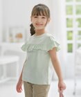 組曲 KIDS 【UVケア】【110-140㎝】フレアラッフル Tシャツ