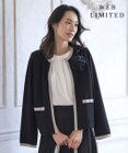 J.PRESS LADIES S 【WEB限定カラーあり・洗える】TRIM RAYON STRETCH カーディガン