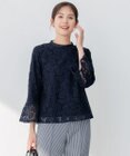 組曲 L 【23SS】ラッセルフラワーレースブラウス