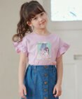 ANY KIDS 袖フリル エモプリント Ｔシャツ
