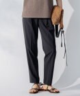 自由区 【洗える・XSサイズあり】ライト2WAYストレッチテーパード パンツ