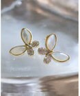 Tiaclasse 【安田美沙子さん着用・金属アレルギー対応】バタフライモチーフピアス