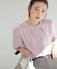 ANY SIS S バイカラーフレアスリーブ ブラウス