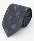JOSEPH ABBOUD 【日本製】ペイズリーレジメンタル ネクタイ