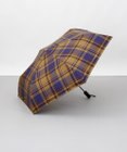 AURORA 【MACKINTOSH LONDON（マッキントッシュ ロンドン）】先染めチェック雨傘（折りたたみ傘）