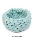 PET PARADISE 猫 ベッド おしゃれ 編み カドラー (42cm)
