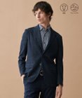 JOSEPH ABBOUD リラックスクールビズ【フランス産リネン×日本の技術/ストレッチ】ノルマンディーリネントップジャージージャケット