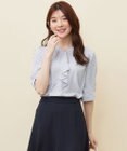 ANY SIS S 【洗える】ラッフルボウ ブラウス