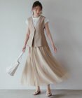 ANY SIS 【スタイリストコラボ】ジレ×ラメチュールスカート セットアップ