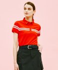 23区GOLF 【WOMEN】【吸水速乾/UVケア】エイトロックカノコ 半そで ポロシャツ