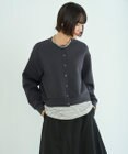 UNFILO 【野呂佳代さん着用/新色追加】BEAUTY FORM JERSEY スナップカーディガン