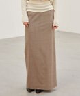 BEIGE， MER / グレンチェックスカート