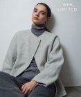 BEIGE， 【WEB限定】PAYSON / ウールリバーノーカラーショートコート