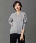 J.PRESS LADIES L 【洗える・WEB限定カラーあり】CASHMERE BLEND Vネック ニット