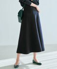 23区 【洗える】テンセルストレッチ フレア ニットスカート