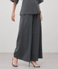 uncrave プレーンジャージー ギャザーパンツ